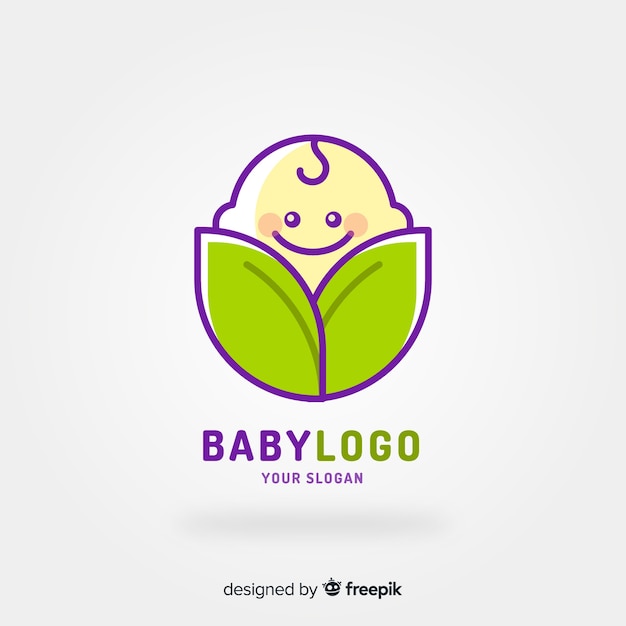 Baby logo template