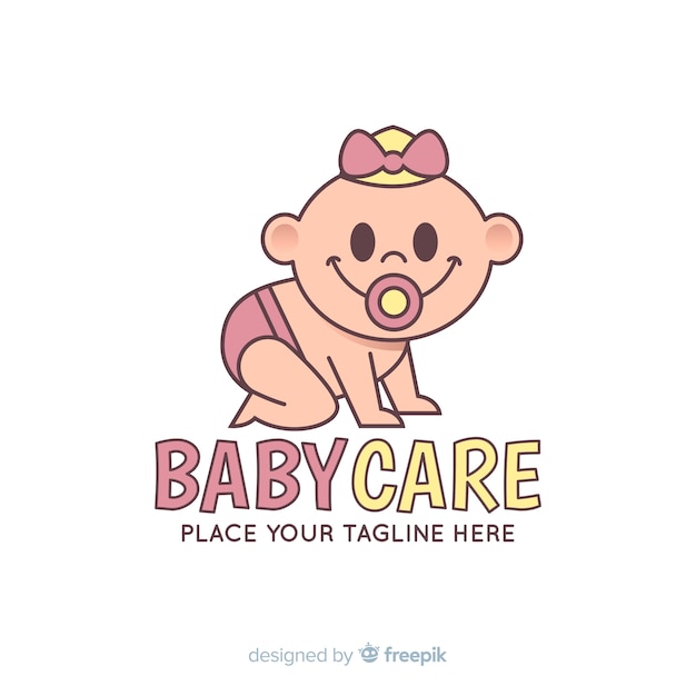 Baby logo template