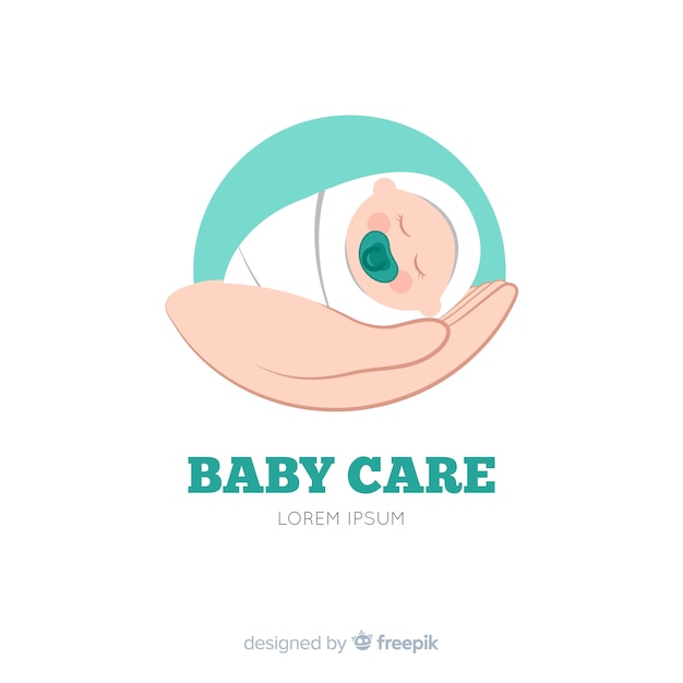 Baby logo template