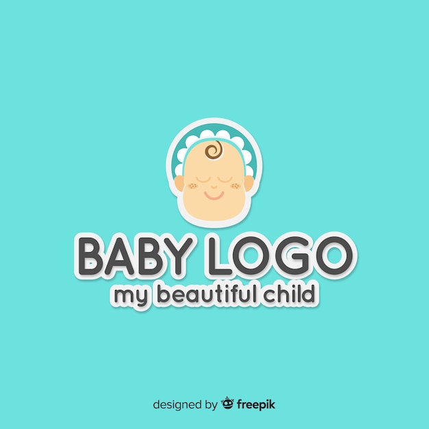 Baby logo template