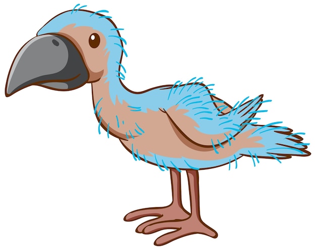 Free vector baby parrot bird cartoon