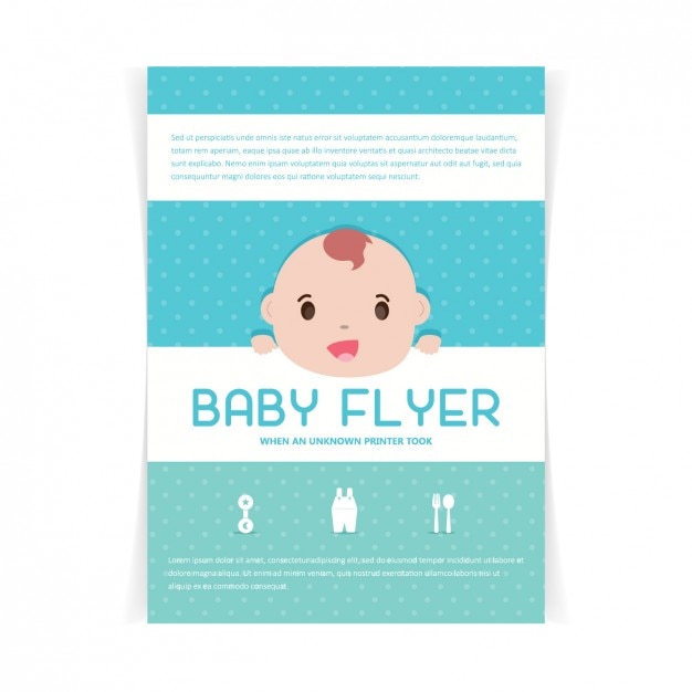 Baby shower card design