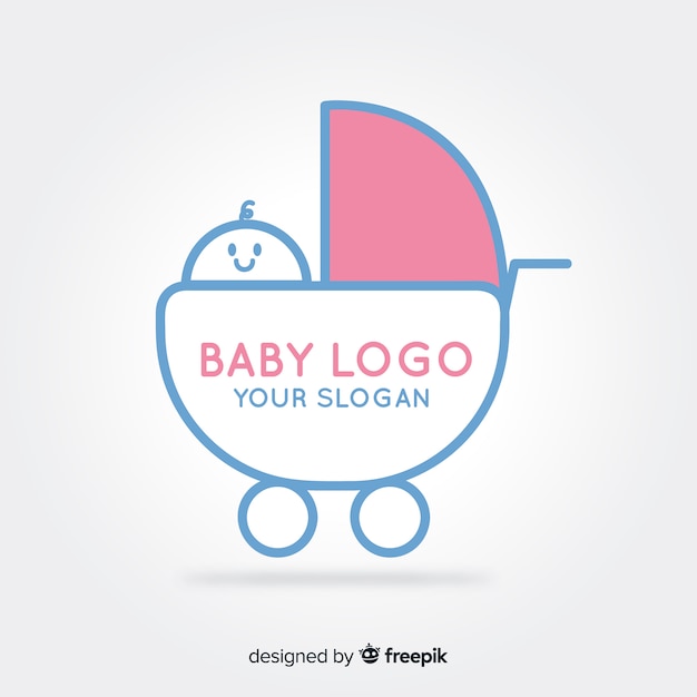 Baby stroller logo