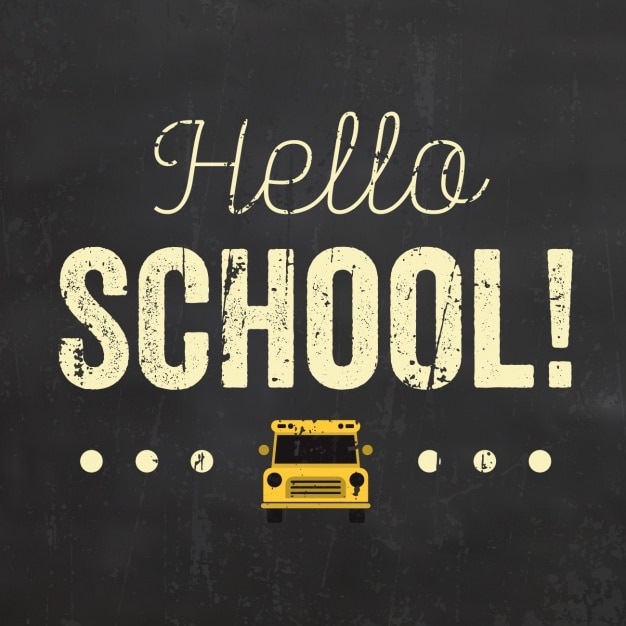 Free Vector back to school background design