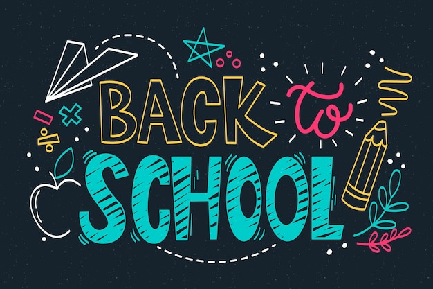 Back to school background theme