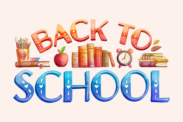 Back to school banner design