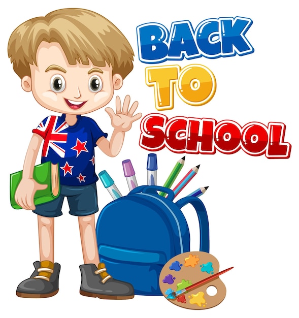 Free Vector back to school illustration