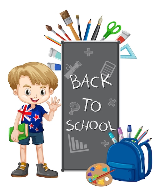 Free Vector back to school illustration