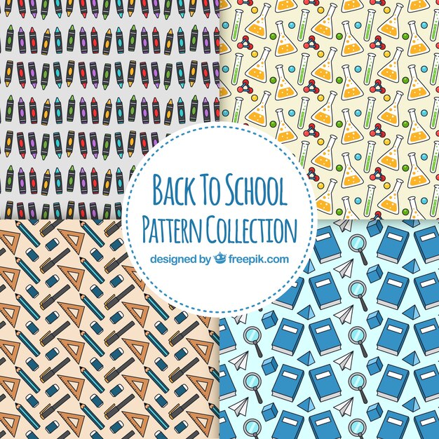 Back to school patterns collection 