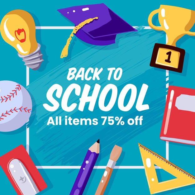 Back to school sale draw