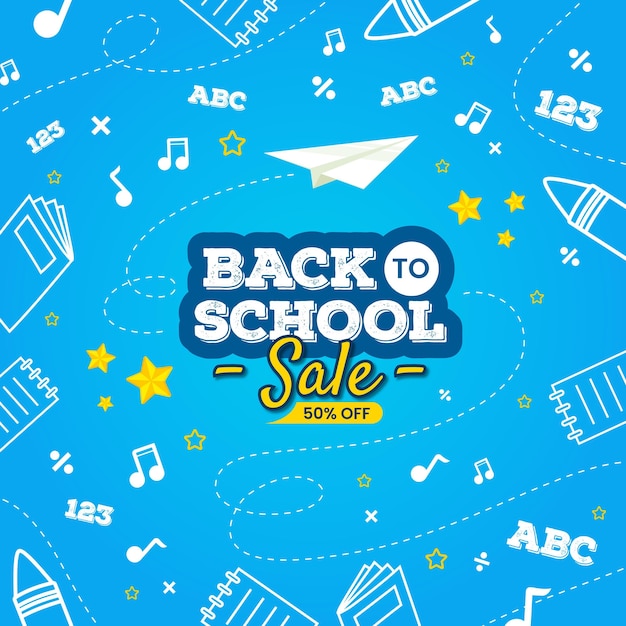 Back to school sale