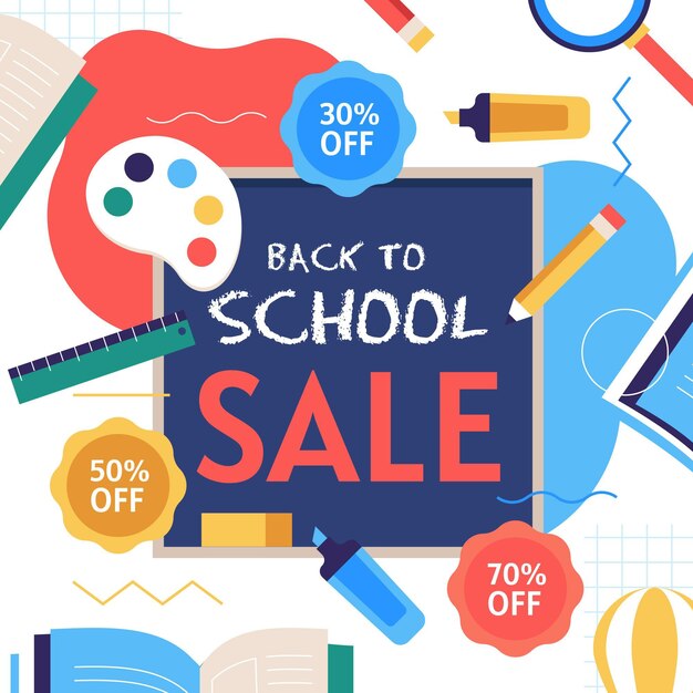 Back to school sale