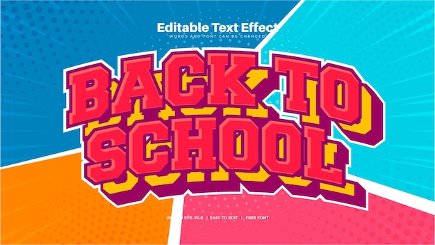 Back To School Text Effect