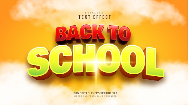 Back To School Text Effect