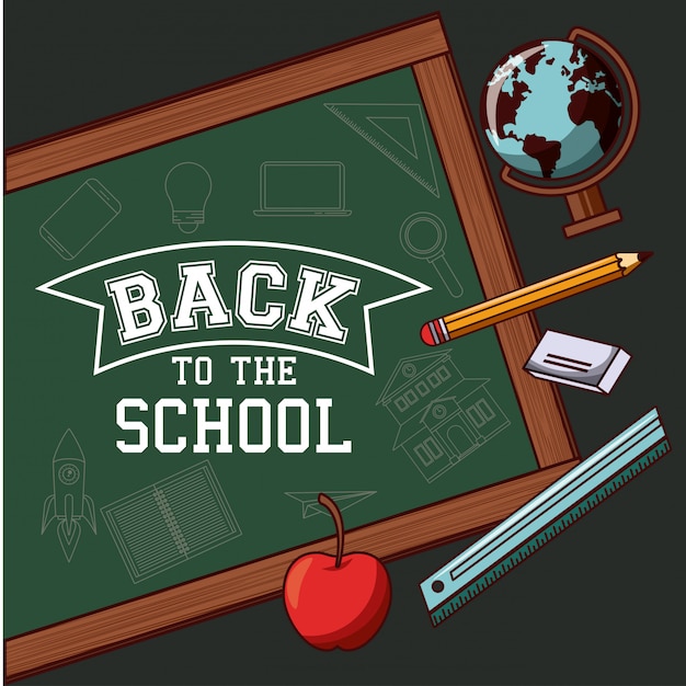 Free Vector back to school  