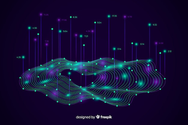 Background abstract big data concept