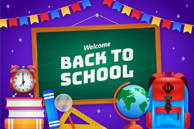 Background for back to school season