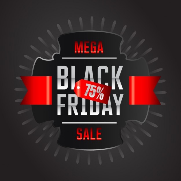 Free Vector background, black friday