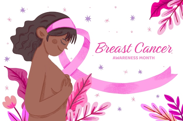 Background for breast cancer awareness month