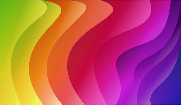 Free vector background colorful gradient modern designs wave shape