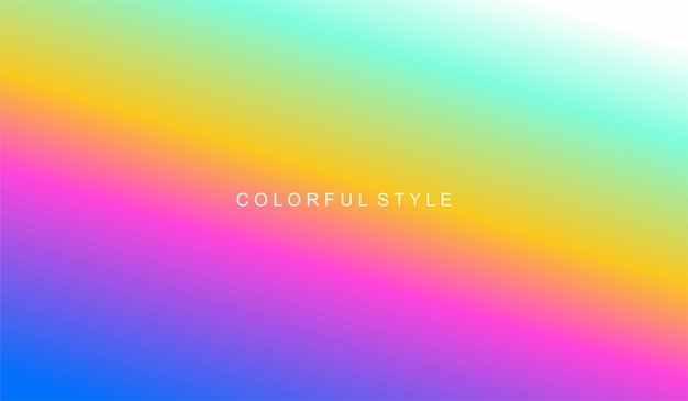 Free vector background colorful style minimalist modern