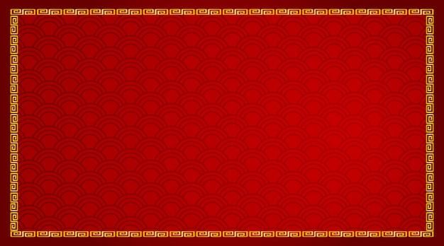 Free vector background design with abstract pattern in red