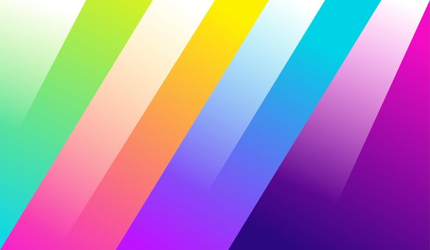 Background gradient colorful template design