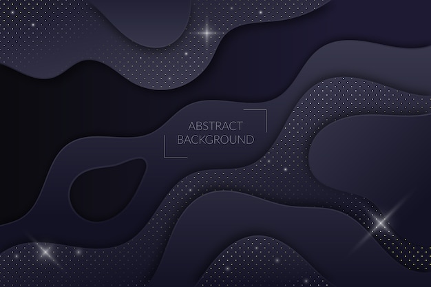 Free Vector background halftone effect black paper