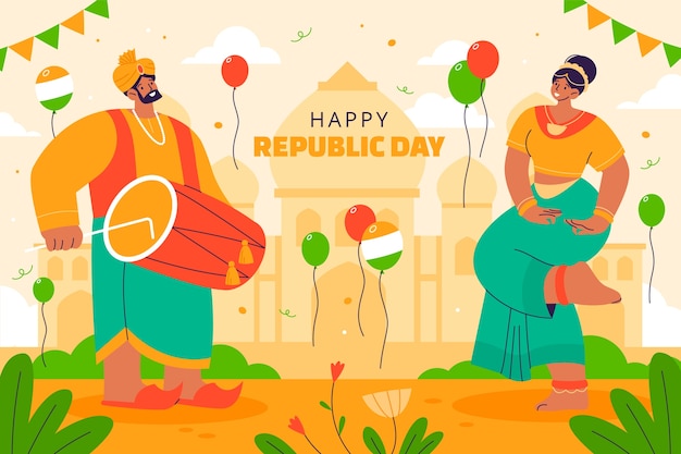 Background for indian republic day national holiday