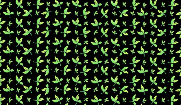 Background leaf pattern design template