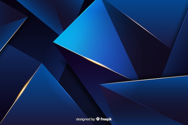 Background luxury dark polygonal