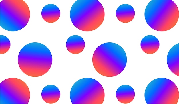 Background round pattern gradient style