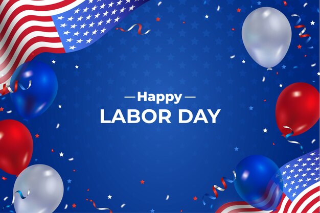 Background for usa labor day celebration