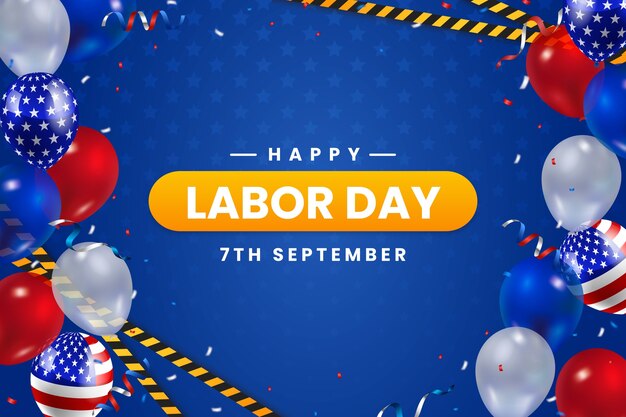 Background for usa labor day celebration