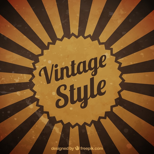 Free Vector background in vintage style