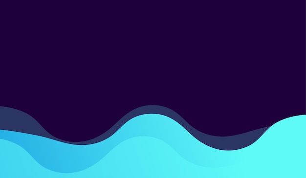 Background wave design gradient template