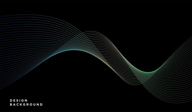 Background wave particle digital gradient colorful