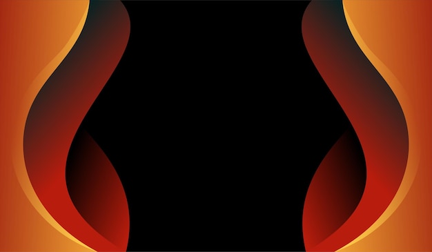 Free vector background wave red abstractswith gradient modern style