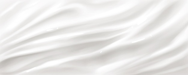 Free vector background of white cream milk or yogurt surface