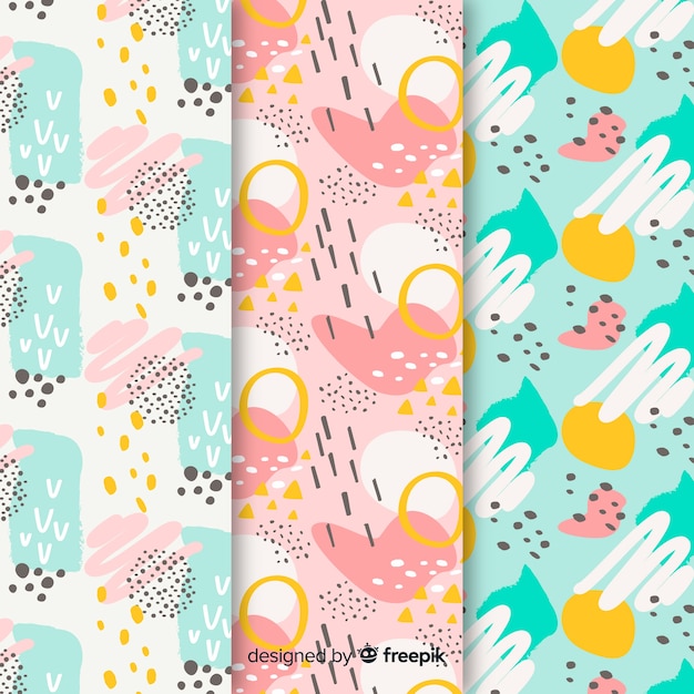 Background with abstract pattern collection design