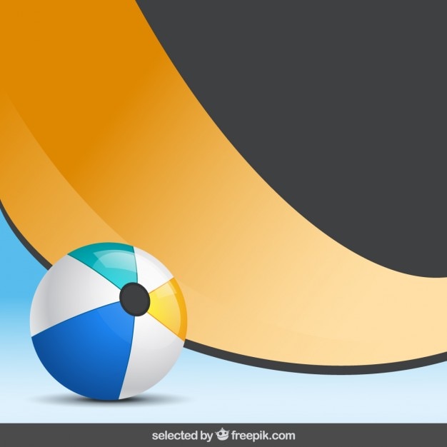 Free Vector background with ball