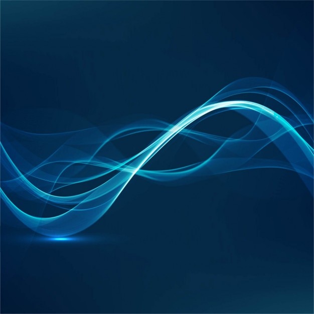 Free vector background with blue energy