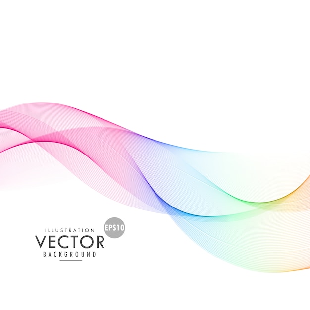 Free vector background with dynamic shapes, full color