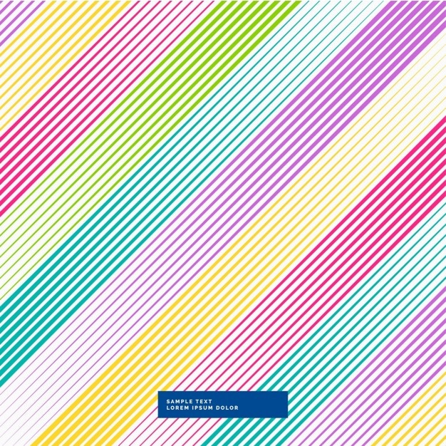 Free Vector background with full color lines