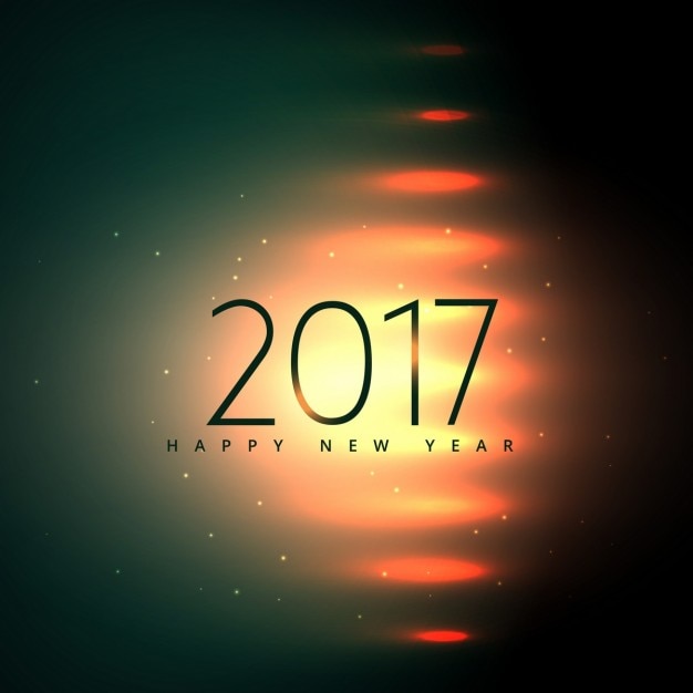 Free Vector background with light effect for new year