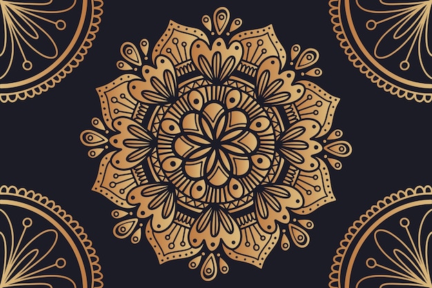 Background with luxury mandala design