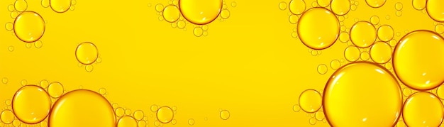 Free Vector background with oil drops texture omega bubbles