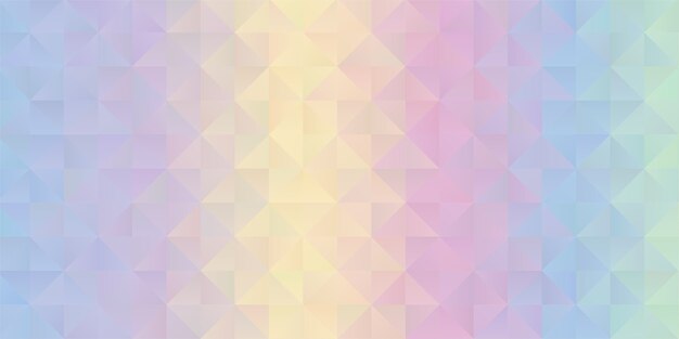 background with a pastel colored rainbow low poly design