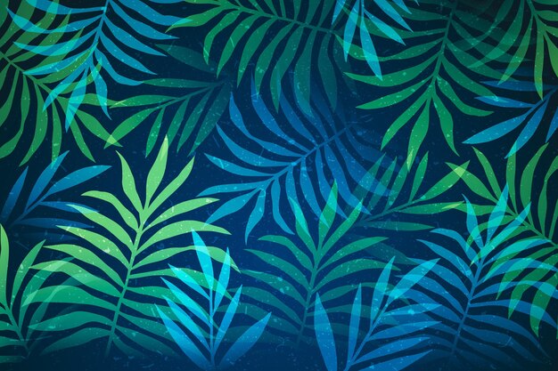 Background for zoom tropical leaves