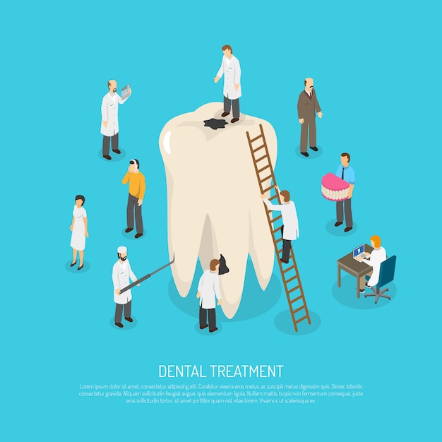 Bad Tooth Treatment Illustration